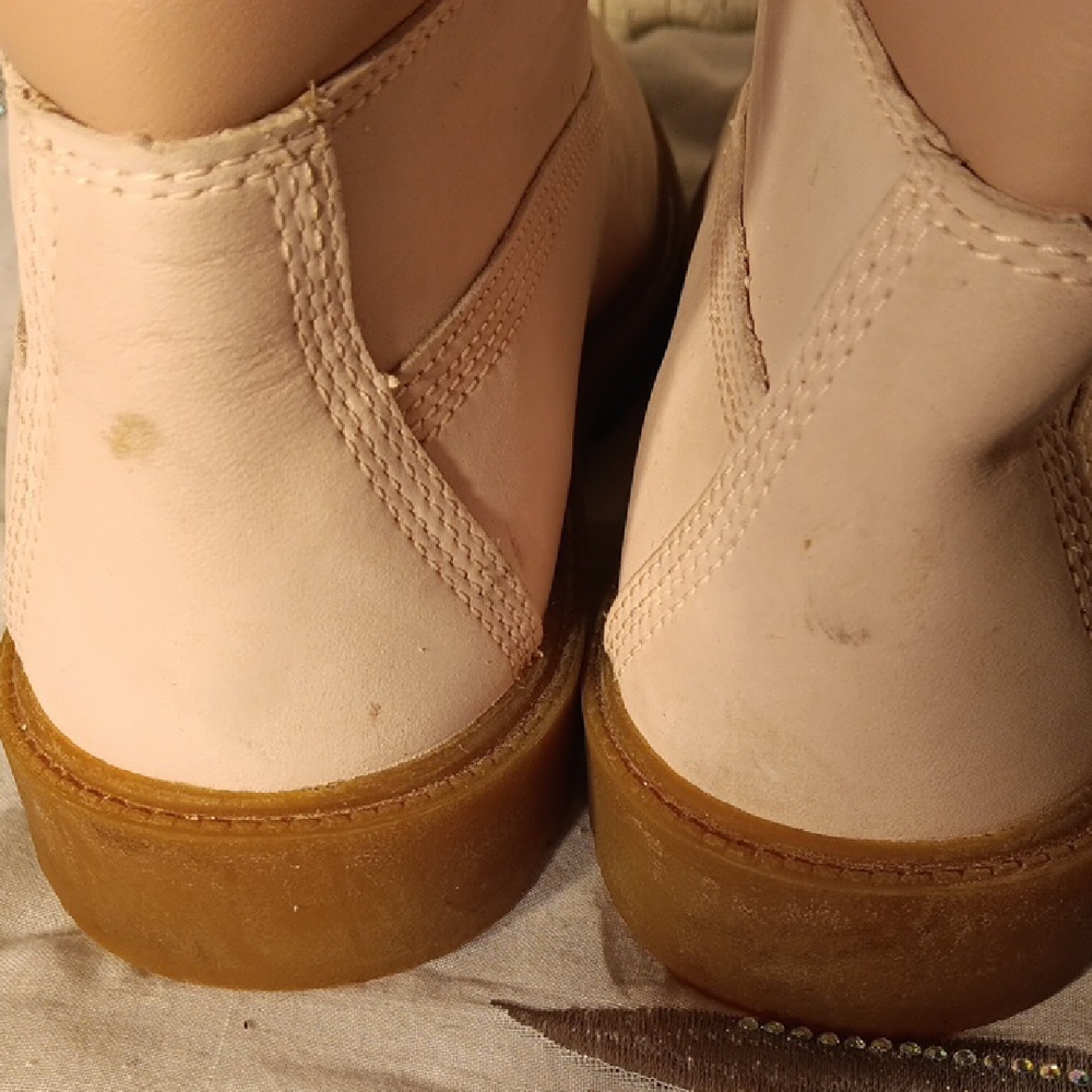 Timberland Women's Lace Up Boots - Pink and Tan - Picture 8 of 8